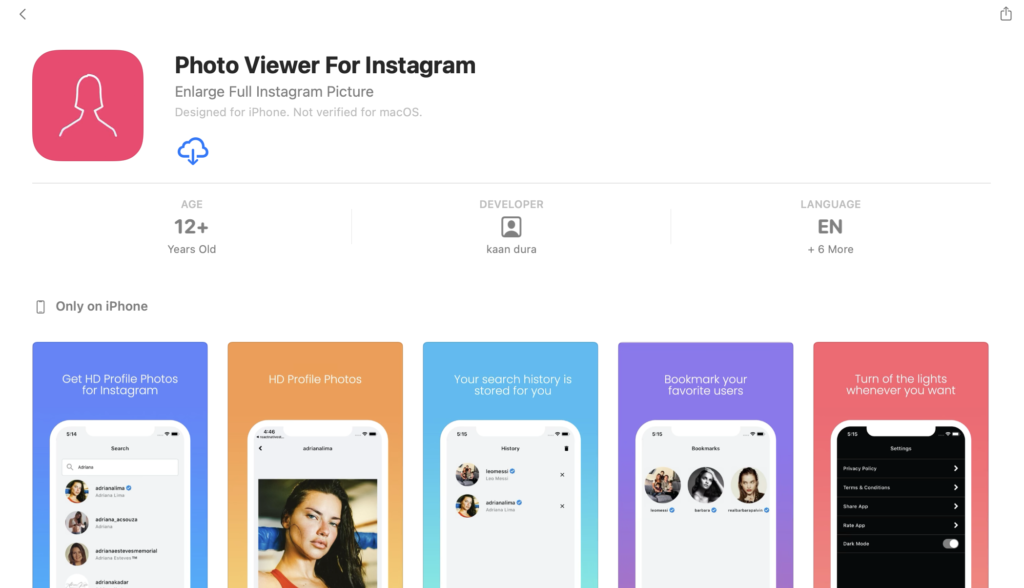 Photo Viewer For Instagram