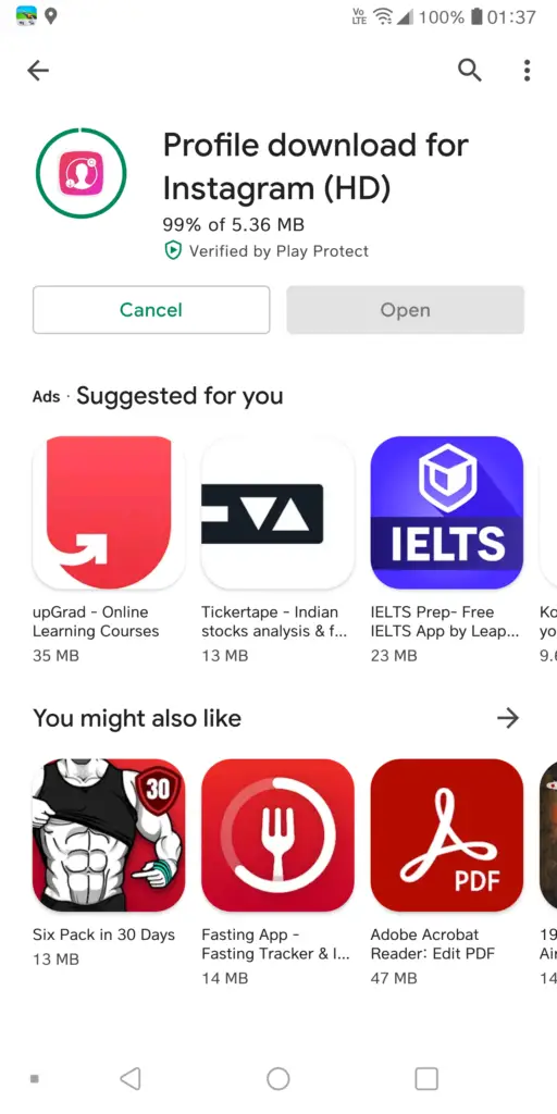 Profile Download For Instagram (Hd) Google Play Store