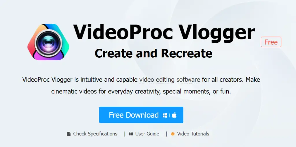 Videoproc Vlogger