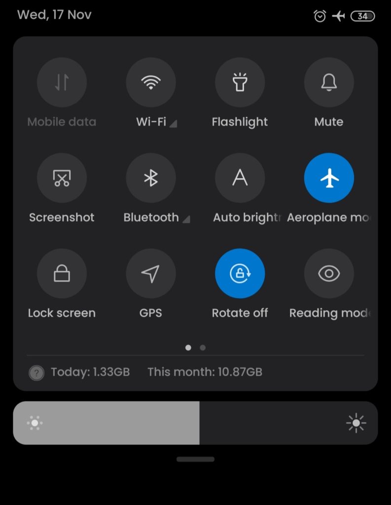 Android Notification Center
