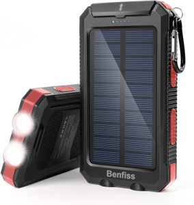 Benfiss Ultra-Portable Solar Power, 20000Mah