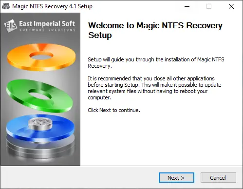 Installing Magic Ntfs Recovery Software