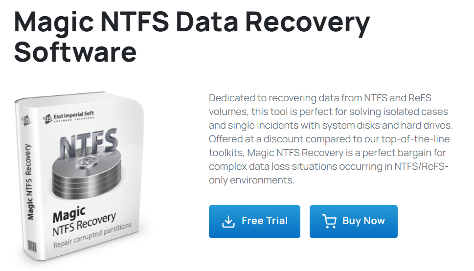 Magic Ntfs Data Recovery Software