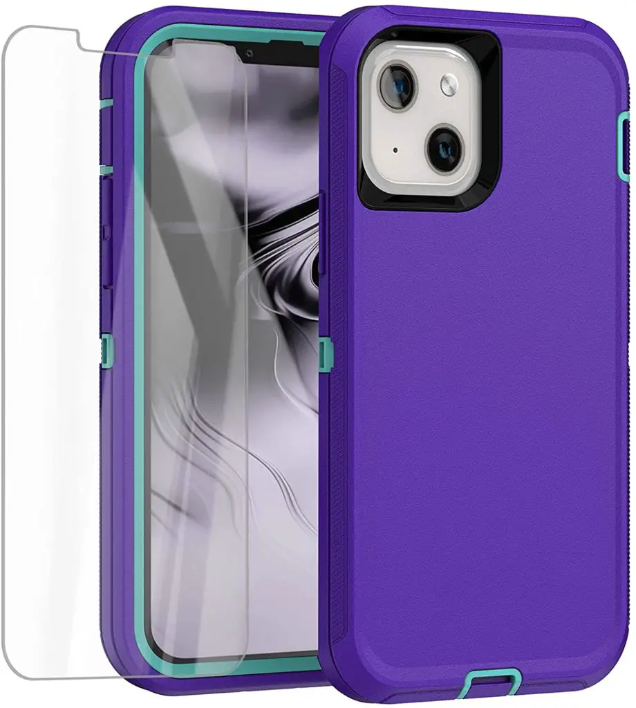 Aicase Bumper Case With Glass Screen Protector
