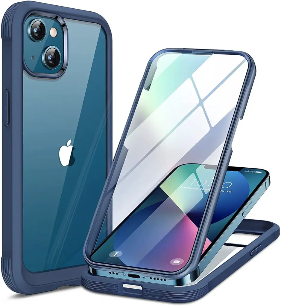 Miracase Bumper Case With Tempered Glass Screen Protector For Iphone 13 Mini