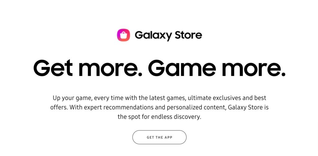 Samsung Galaxy Store