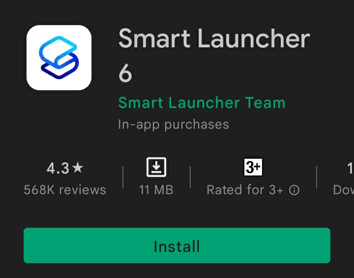 Smart Launcher Google Play Store