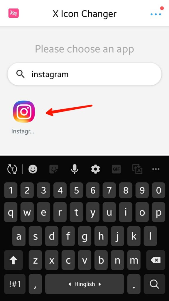 X Icon Changer - Select Instagram