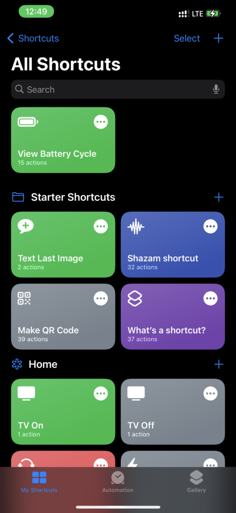 Iphone Shortcuts App