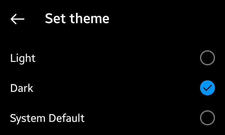 Instagram Android App Set Theme 2