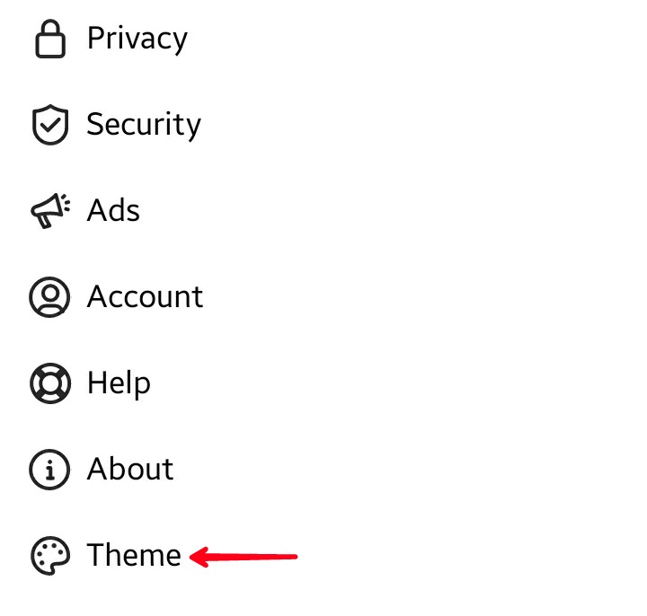 Instagram Android App Theme Option