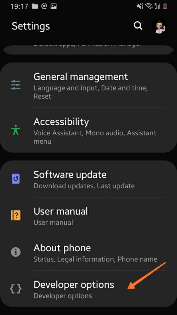 Android Settings - Developer Options