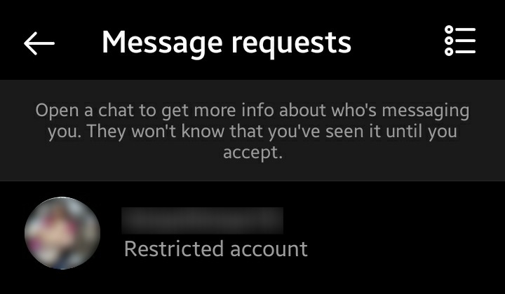 Instagram Message Requests
