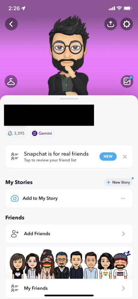 Snapchat Ios Profile