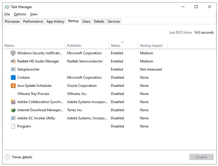 Windows Task Manager