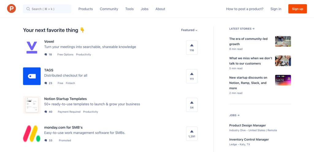 Product Hunt
