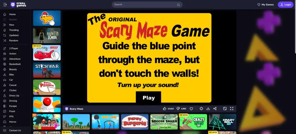 Scary Maze