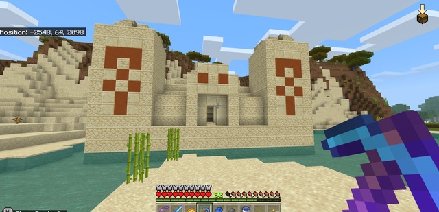 Desert Temple With Exposed Skeleton Dungeon