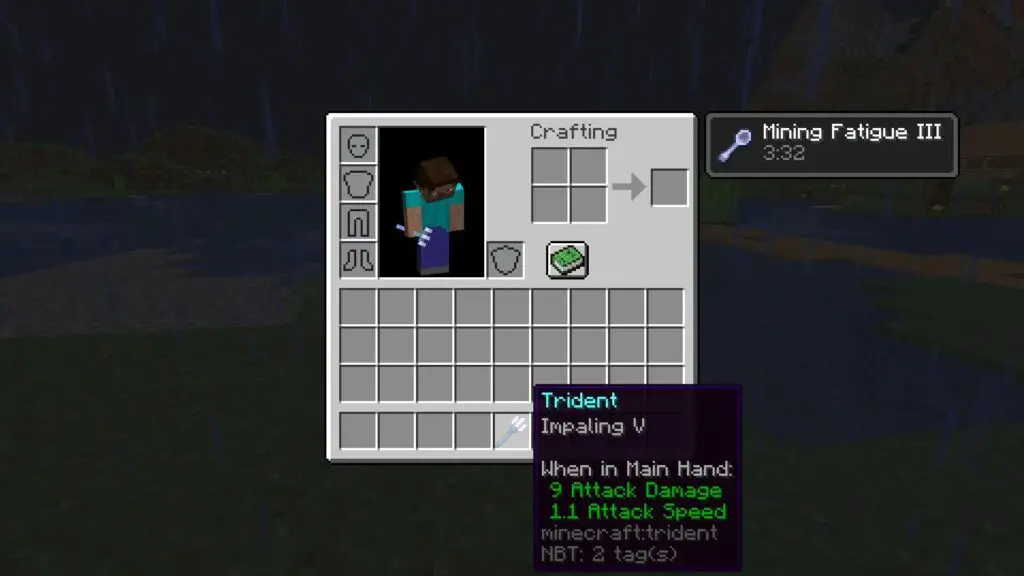 Minecraft Trident Impaling Enchantment