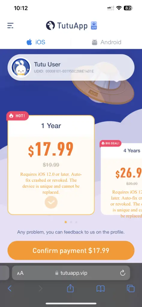 Tutuapp Subscription Price