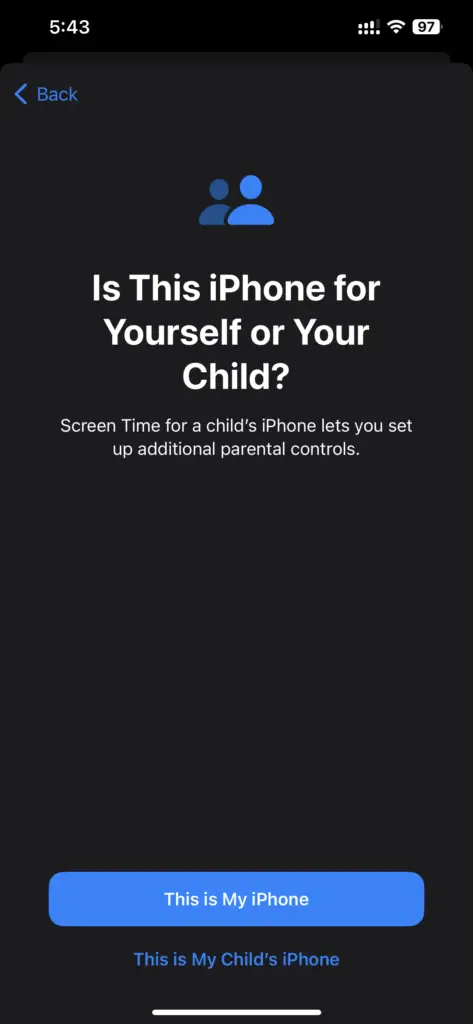 Iphone Settings - Turn On Screen Time Step 2