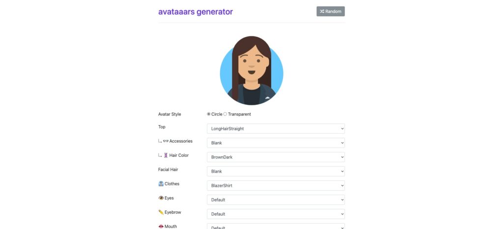 Avataaars Generator