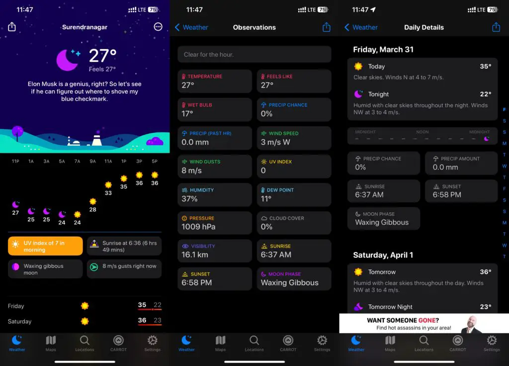 Carrot Weather