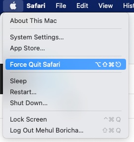 Force Quit From Apple Logo