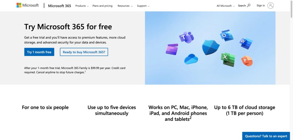Microsoft 365 Free Trial
