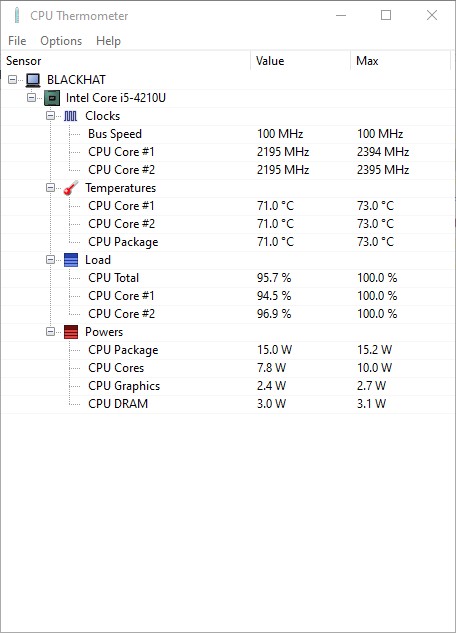 Cpu Thermometer