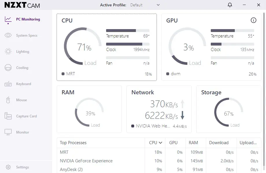 Nzxt Cam