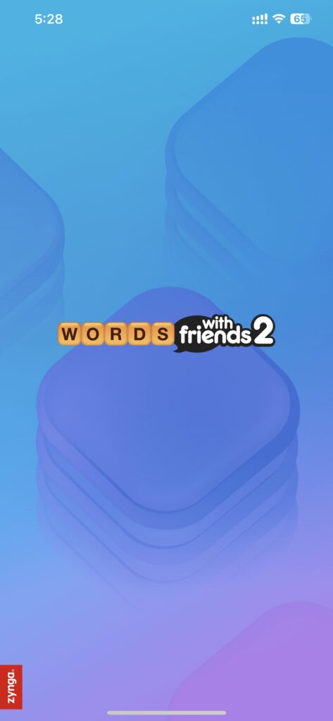 Words With Friends 2 Splash Screen