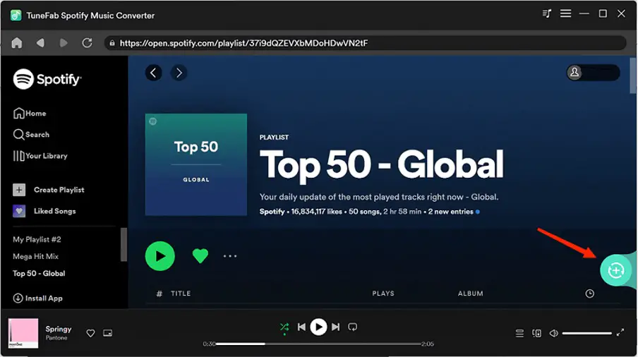 Tunefab Spotify Music Converter - Spotify 2