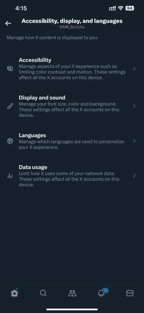 Twitter App - Accessibility