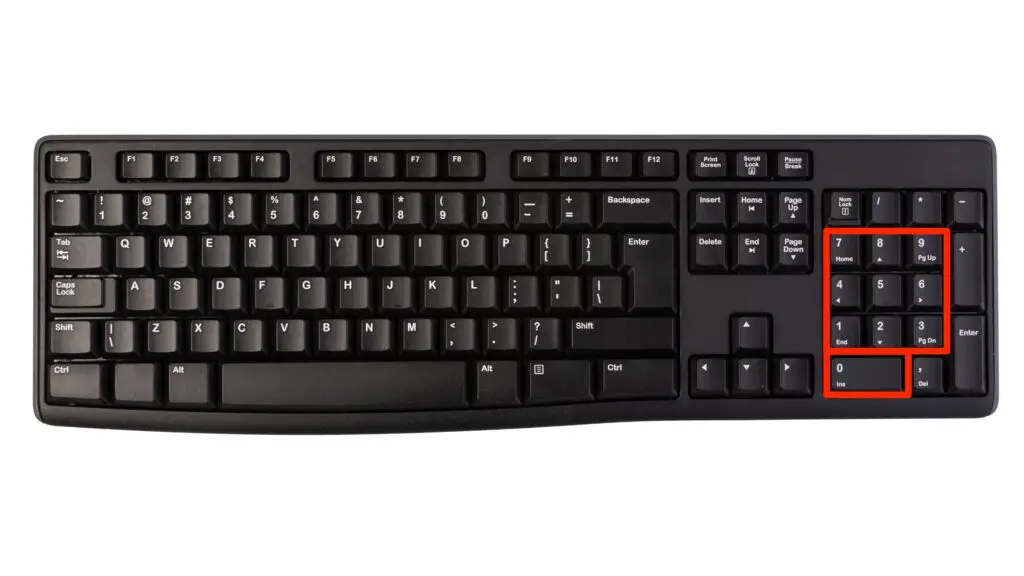 Keyboard - Numpad Number Keys